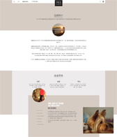  培训机构宠物狗粮企业公司模板 