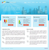 商务企业CSS网页模板