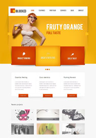 企业网站CSS3模板