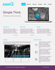 企业投资CSS网页模板