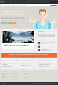 网页设计html5网站模板