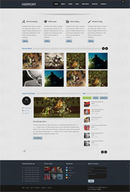 HTML5时尚商务整站模板