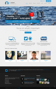 ReStart商务企业模板