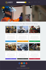 施工单位主题类网站模板