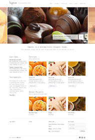 简洁干净茶餐厅企业模板