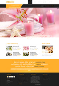 女性水疗会所网站模板