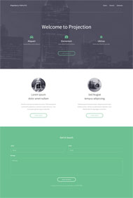 扁平摄影工作室网站模板