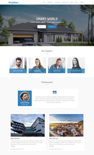 创意建筑设计HTML5模板