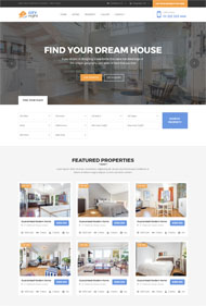 房地产租房售房HTML模板