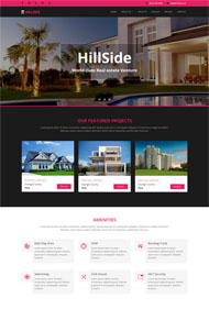 房地产建筑HTML5模板