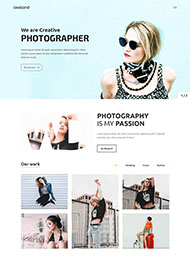 时尚女装展示HTML5模板