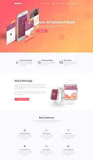 跑步运动app官网介绍模板