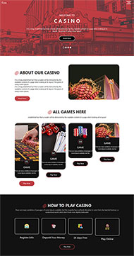 棋牌游戏主页网站模板