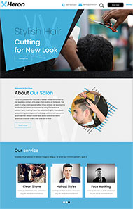 时尚理发会所HTML5模板