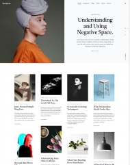 响应式艺术作品展示网站模板