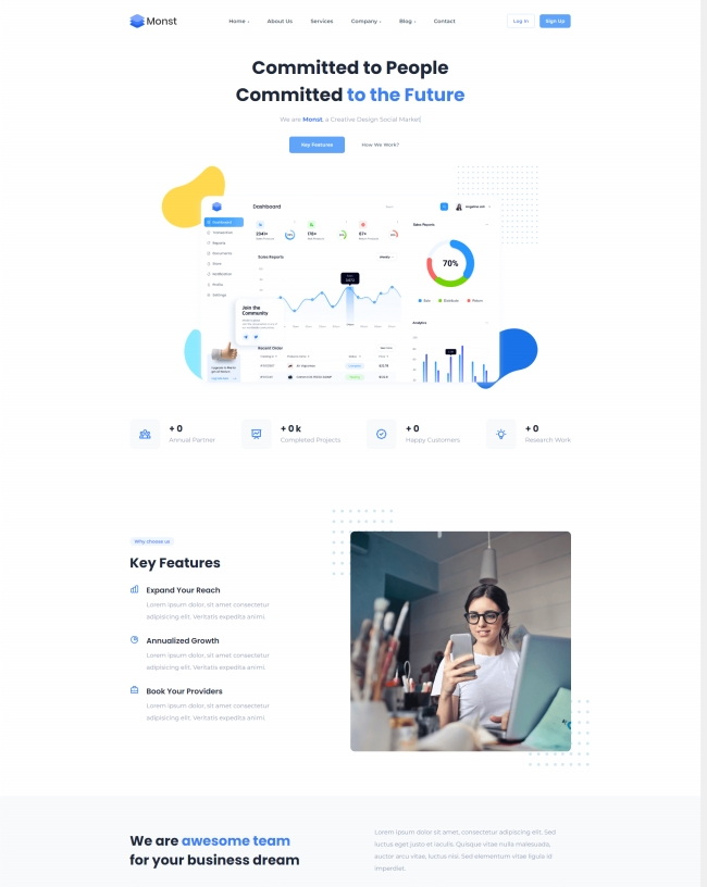 HTML5营销创意设计公司网站模板