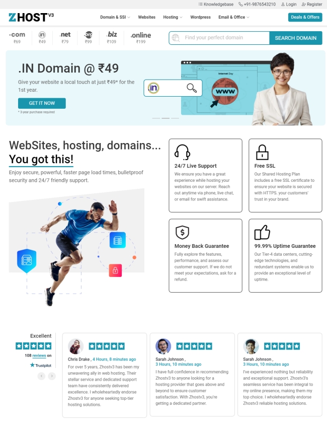 网站主机域名服务公司网站模板