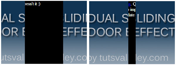 jQuery图片分割显示内容