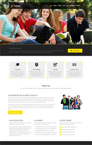 英语外教培训学校网站模板