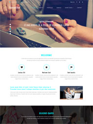 人力资源服务公司网站模板