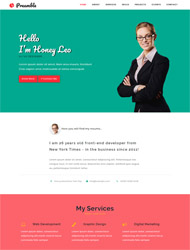 客户服务公司网站模板