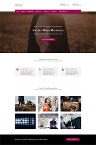 洗发水公司HTML5网站模板