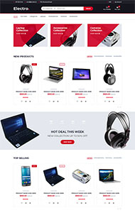 IT电子产品商城网站模板