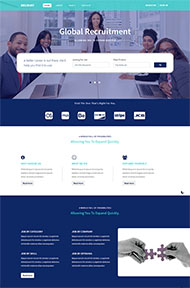 人才招聘查询网站模板