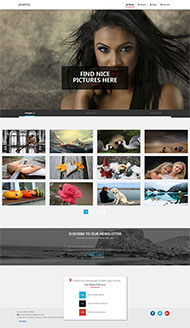 相册摄影师作品集网站模板