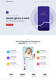 手机音乐app应用官网模板