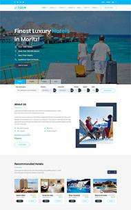 酒店旅游团预订网站模板