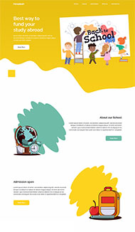 幼教美术培训班网站模板