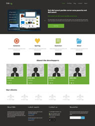 软件开发者企业官网模板