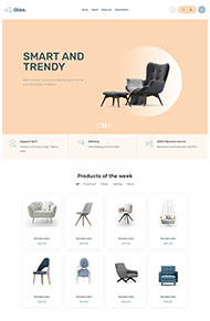 沙发家具销售网站模板