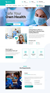 心血管病医院HTML5模板