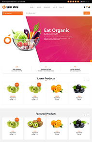 水果外卖超市网站模板