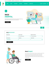 医院在线预约网页模板