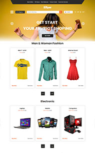 海外购物商城HTML模板