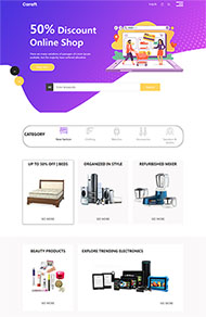 折扣网上商店网站模板
