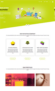 儿童美术绘画班网站模板