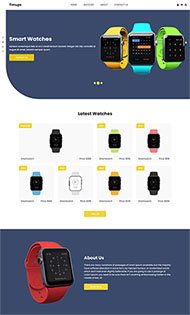 智能手表购买电商网站模板