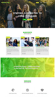 青春毕业季教育网站模板