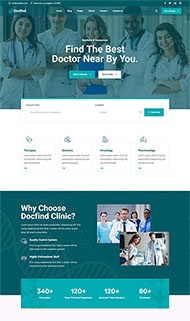 在线医生咨询服务网站模板