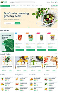 超市网上卖场网站HTML5模板