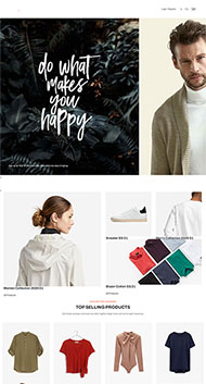 极简电子商务网站HTML5模板