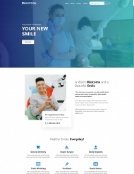 HTML5牙齿保健口腔医院网站模板