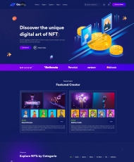 数字艺术设计服务公司网站模板