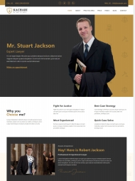 HTML5律师事务所宣传网站模板