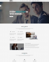 HTML5中小型互联网公司网站模板