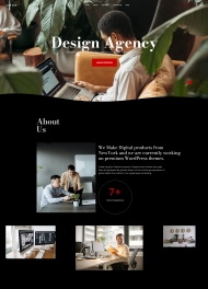 创意设计机构宣传服务网站模板